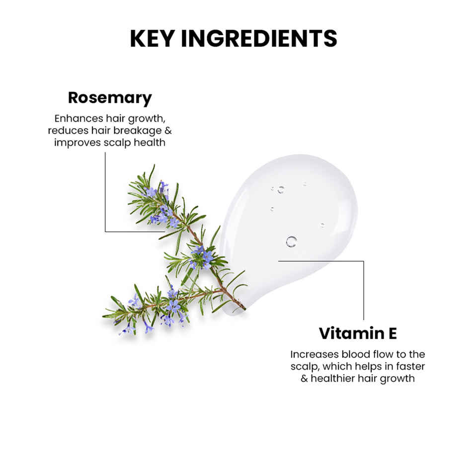 Thriveco Rosemary Essential Oil For Hair Growth & Hair Fall Control For Men & Women