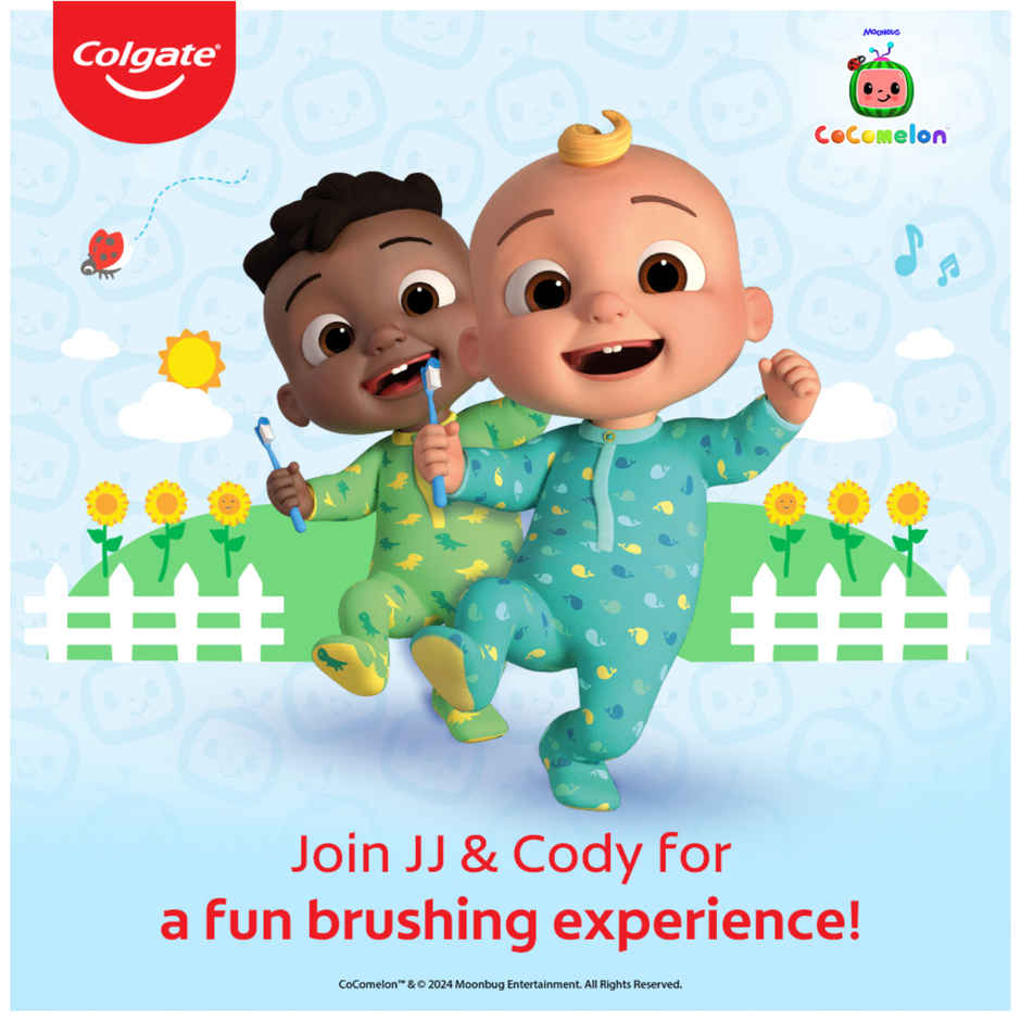 Colgate Kids Cocomelon Toothpaste for 2-5 Years, Cavity Protection of Milk Teeth (Strawberry)