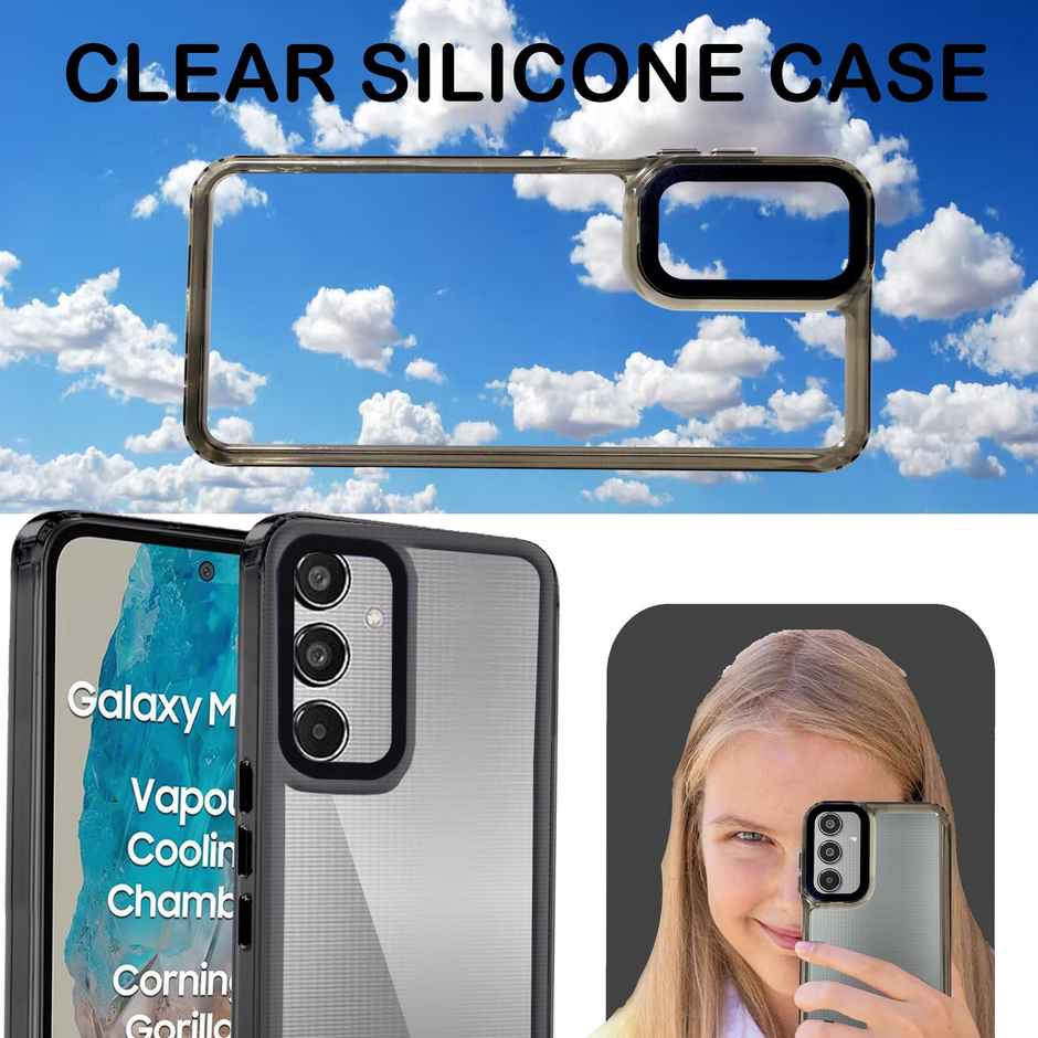 Artistque Case for Samsung Galaxy M35 5g Back Cover - stylish Transparent Tpu Cover