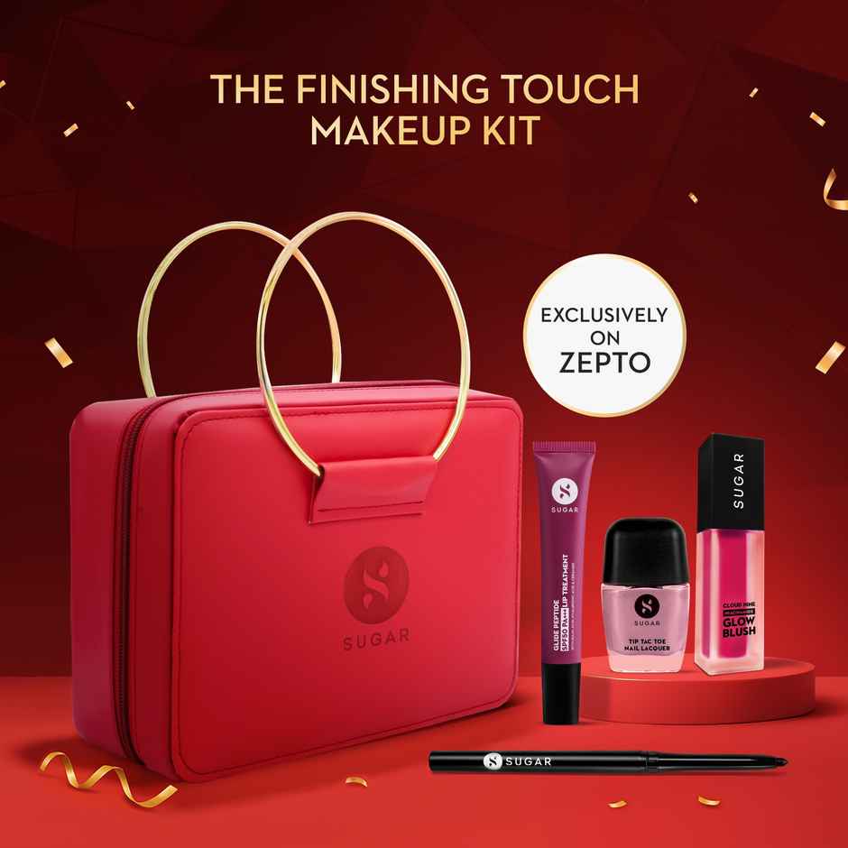 SUGAR Cosmetics The Finishing Touch Makeup Kit | Red