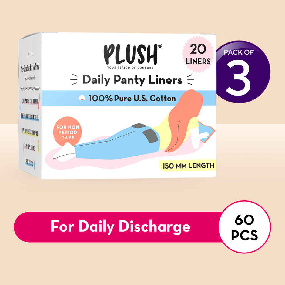 Plush Daily Panty Liner (Ultra Thin) Combo
