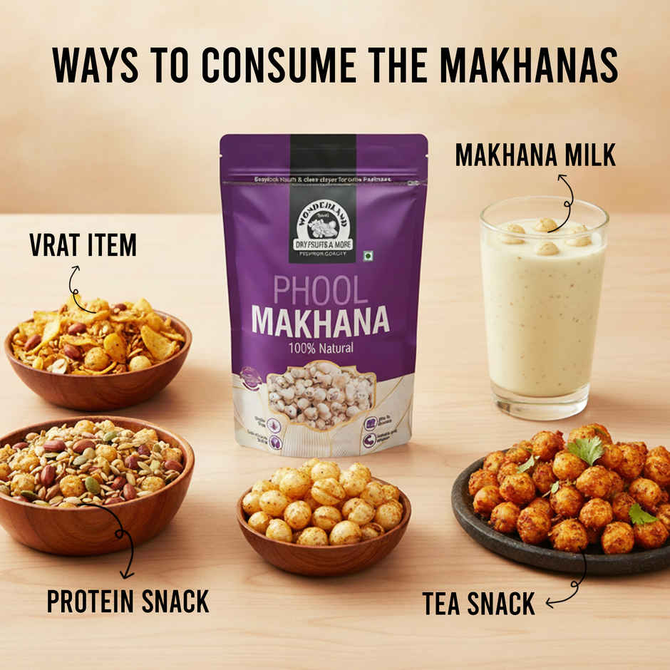 Wonderland Foods Vrat Phool Makhana