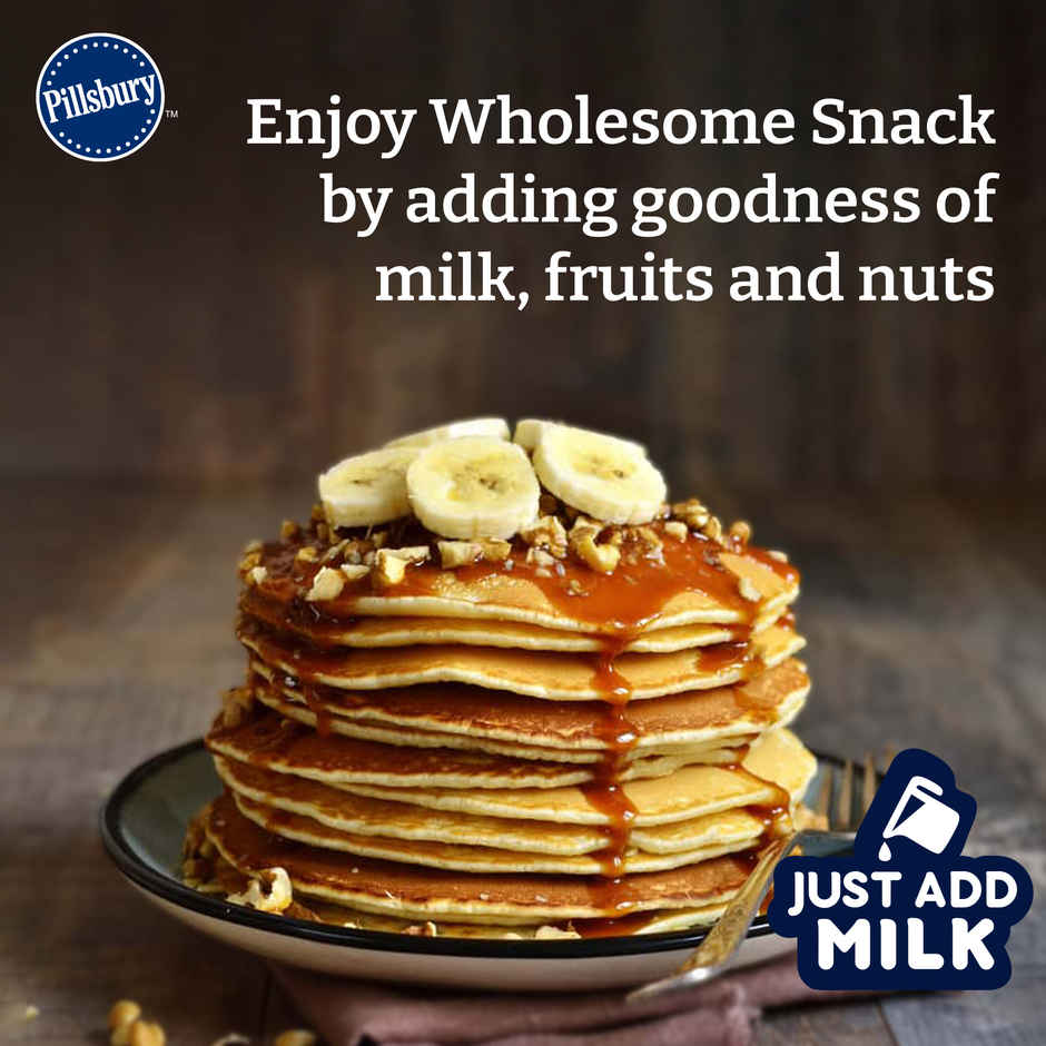 Pillsbury Butterscotch Flavour Pancake Mix | 2-Minute Pancake Mix For Kids