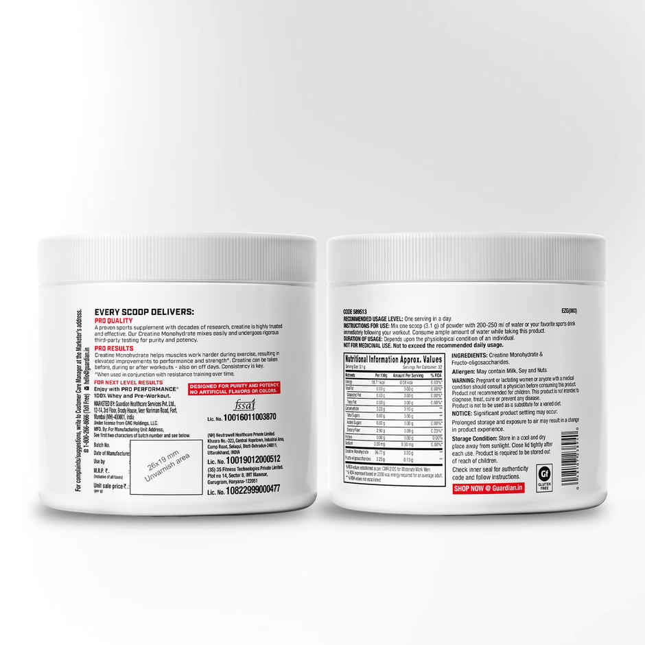 GNC Pure Micronized Creatine Monohydrate With Free Shaker