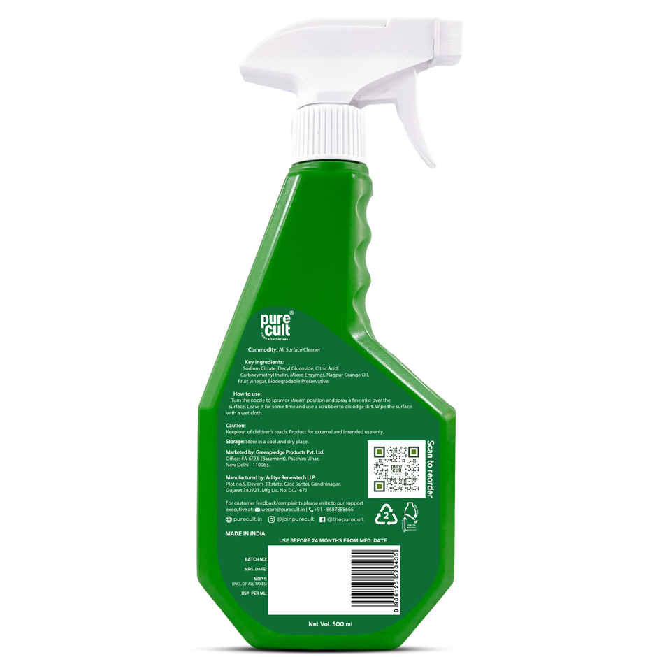 Pure Cult Sweet Orange All Surface Cleaner