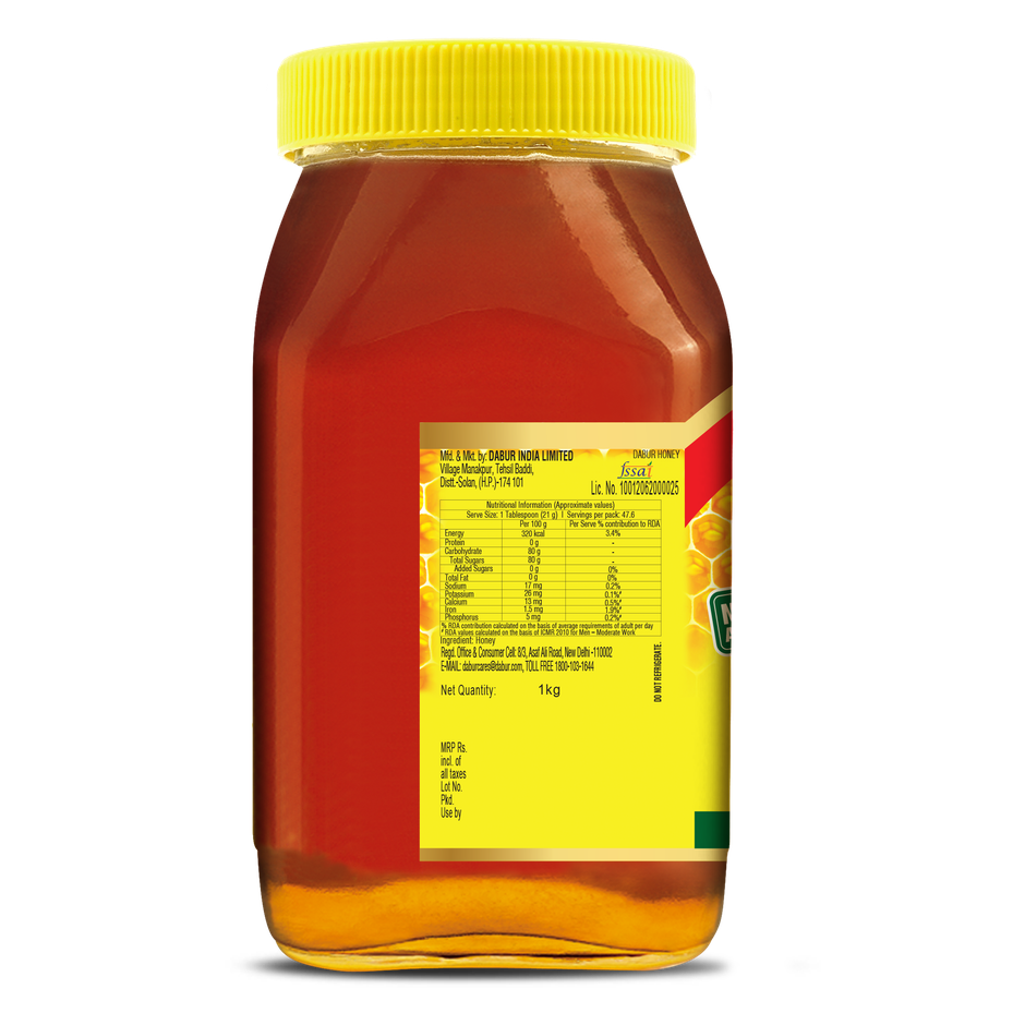 Dabur Honey | Totally Pure | World's No.1 Honey Brand | No Sugar Adulteration