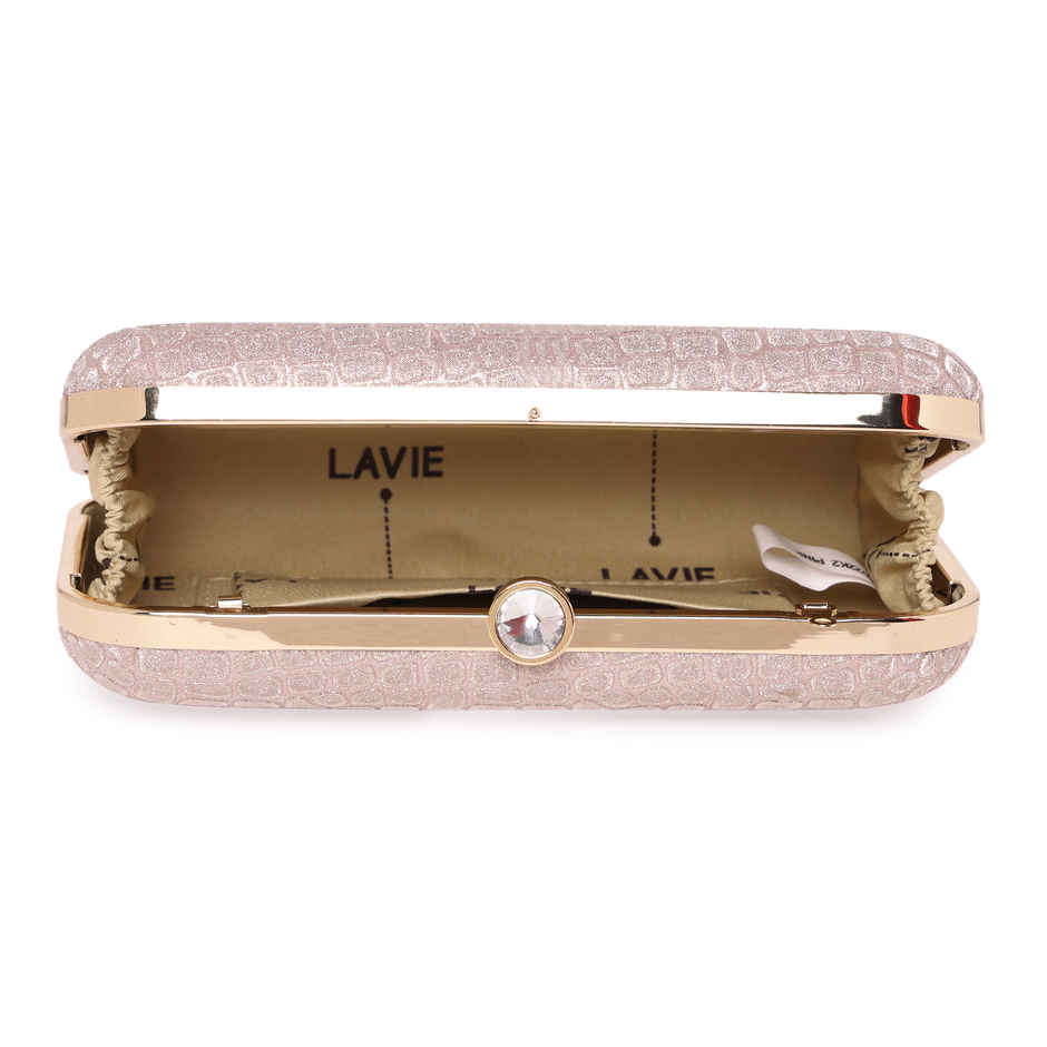 Lavie Women's Tinsel Frame clutch | Pink