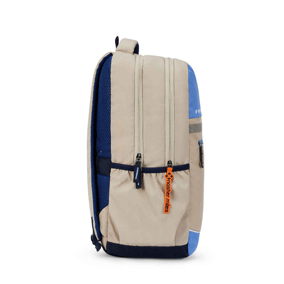 Nasher Miles Backpack for Unisex | Laptop Backpack | Casual History | White - 31L