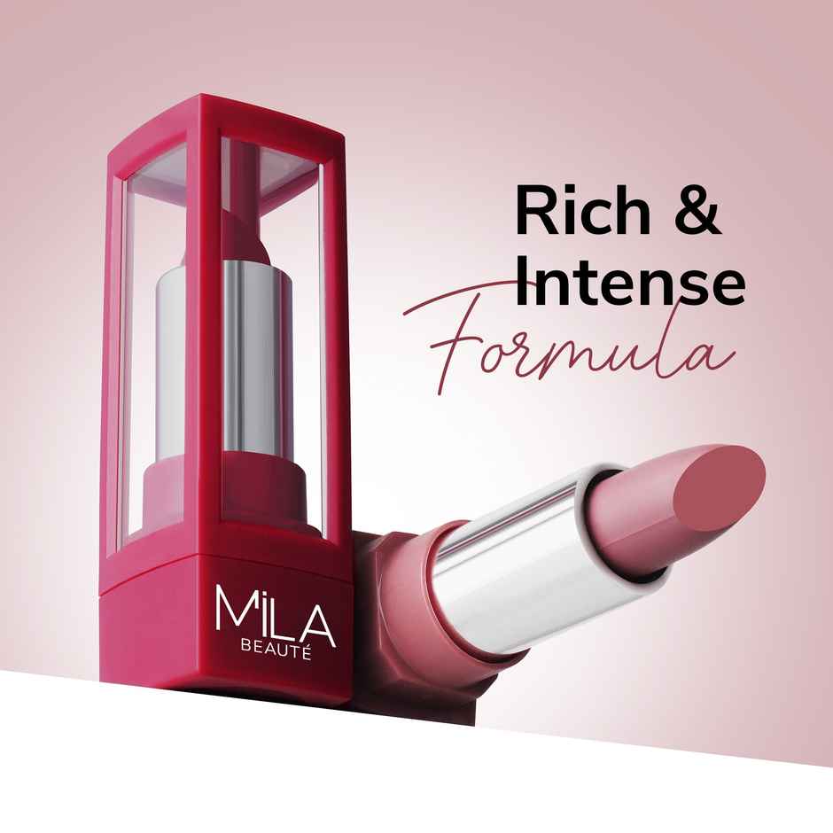 Mila Beaute Matte Lipstick Set of 3 Long-Lasting | Lightweight | Rich Pigment | Mauves & Pinks