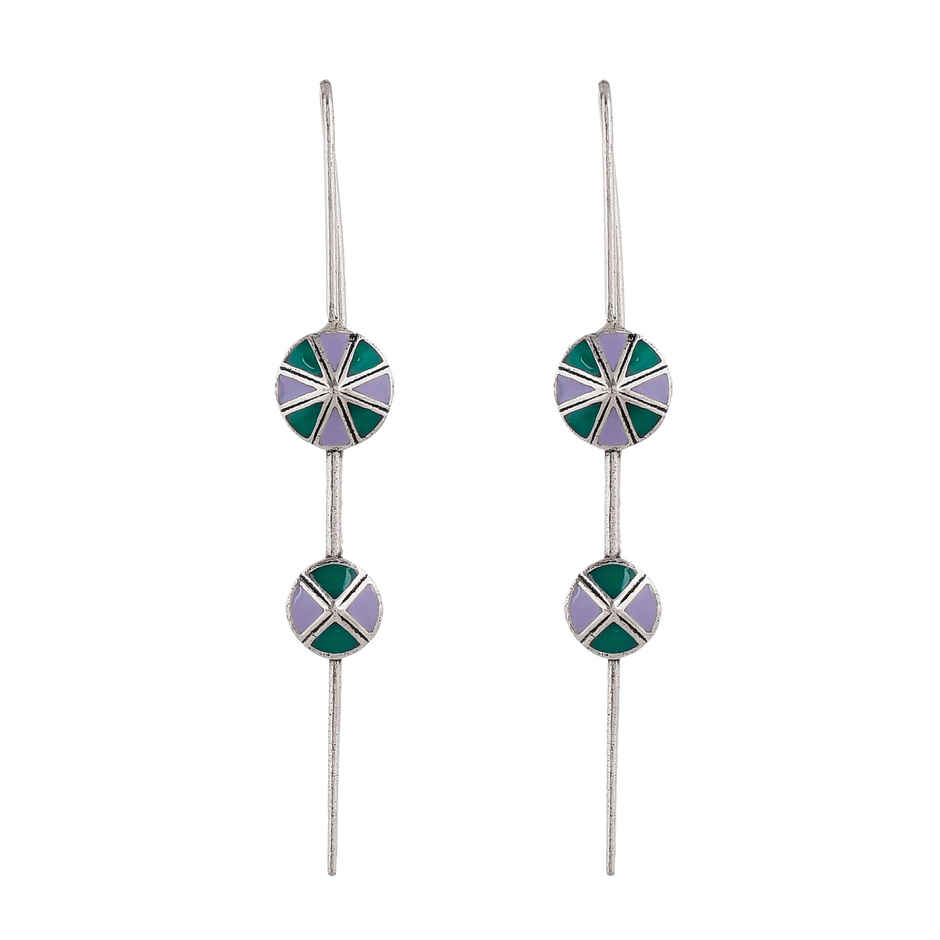 Voylla Zulu Absame Bar Ear Cuff Earrings