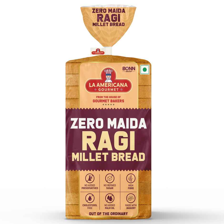 LA Americana Zero Maida Ragi Millet Bread