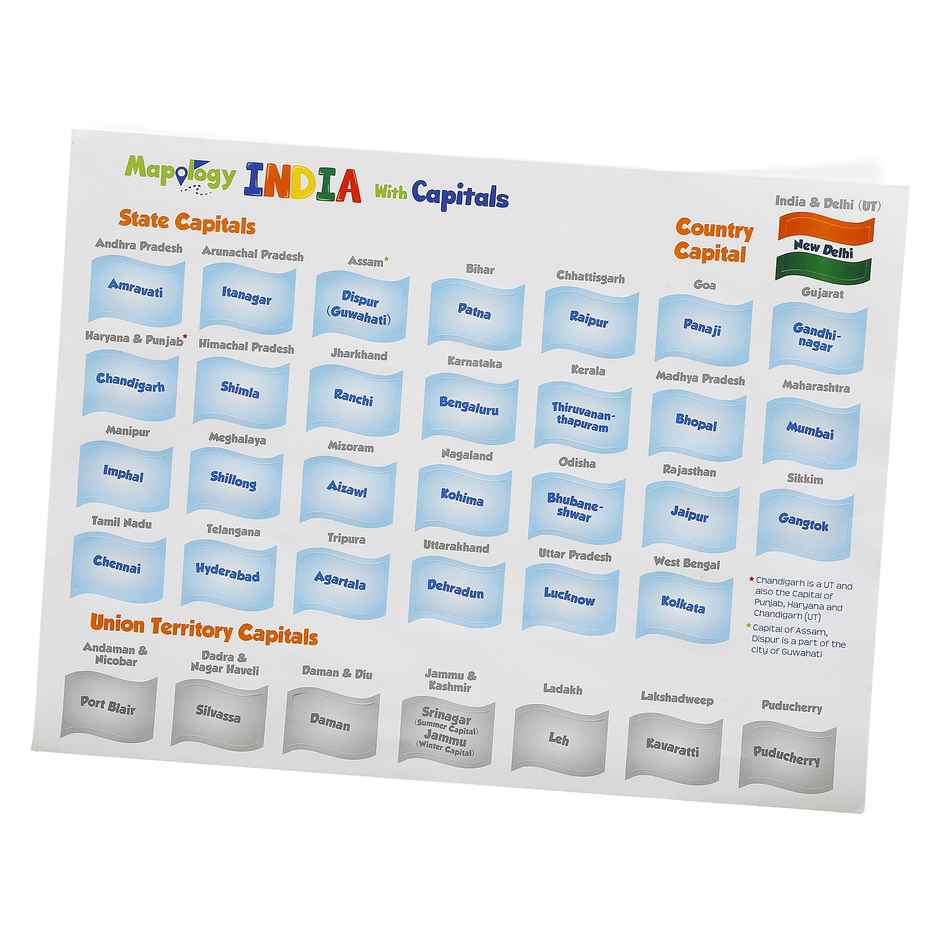 Youreka Mapology World Map and Its Countries | Learning Aid & Educational Toy | 5 Yrs+ | Multicolour