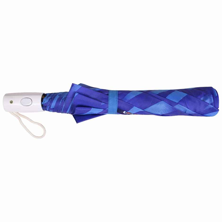 Eume Delhi Capitals Blue 23 Inch 1 Fold Straight Umbrella