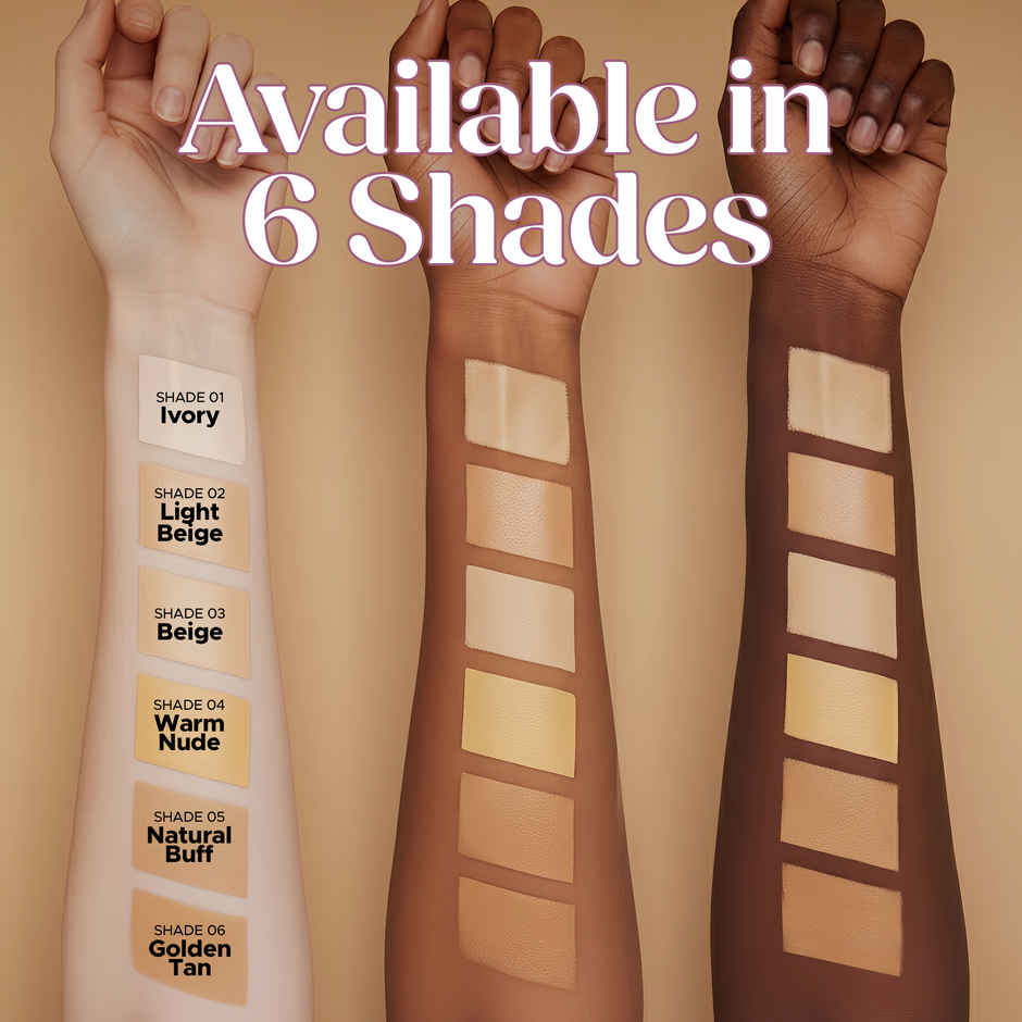 Hilary Rhoda Super Matte Liquid Foundation | Light Beige Shade 02