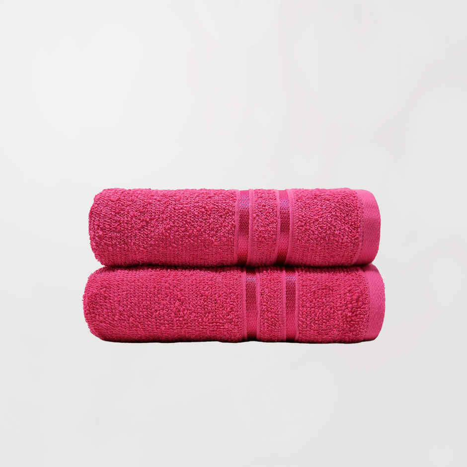 Home elegance by myTrident Comfort Living 100% Cotton Hand Towel Set | 40cm x 60cm | 400 GSM | Candy Glow