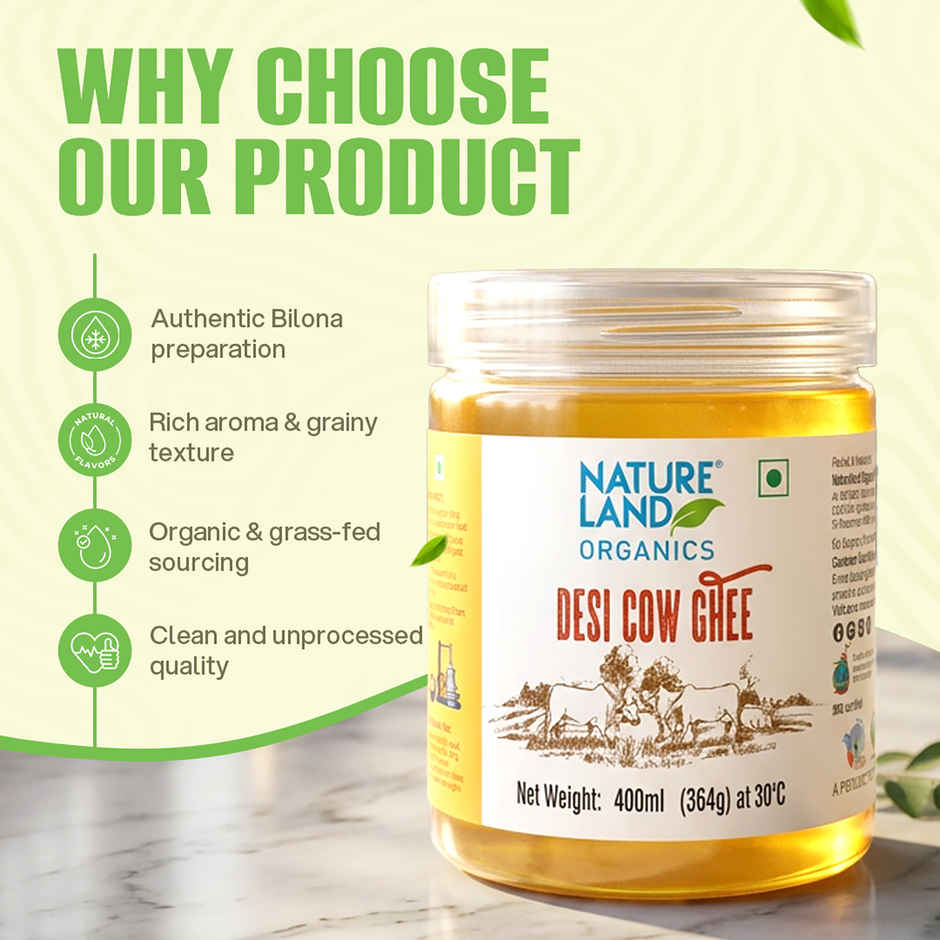 Natureland Organics Desi Cow Ghee