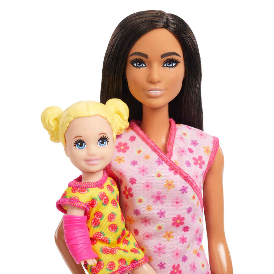 Barbie Pediatrician Doctor Playset Pink Scrubs