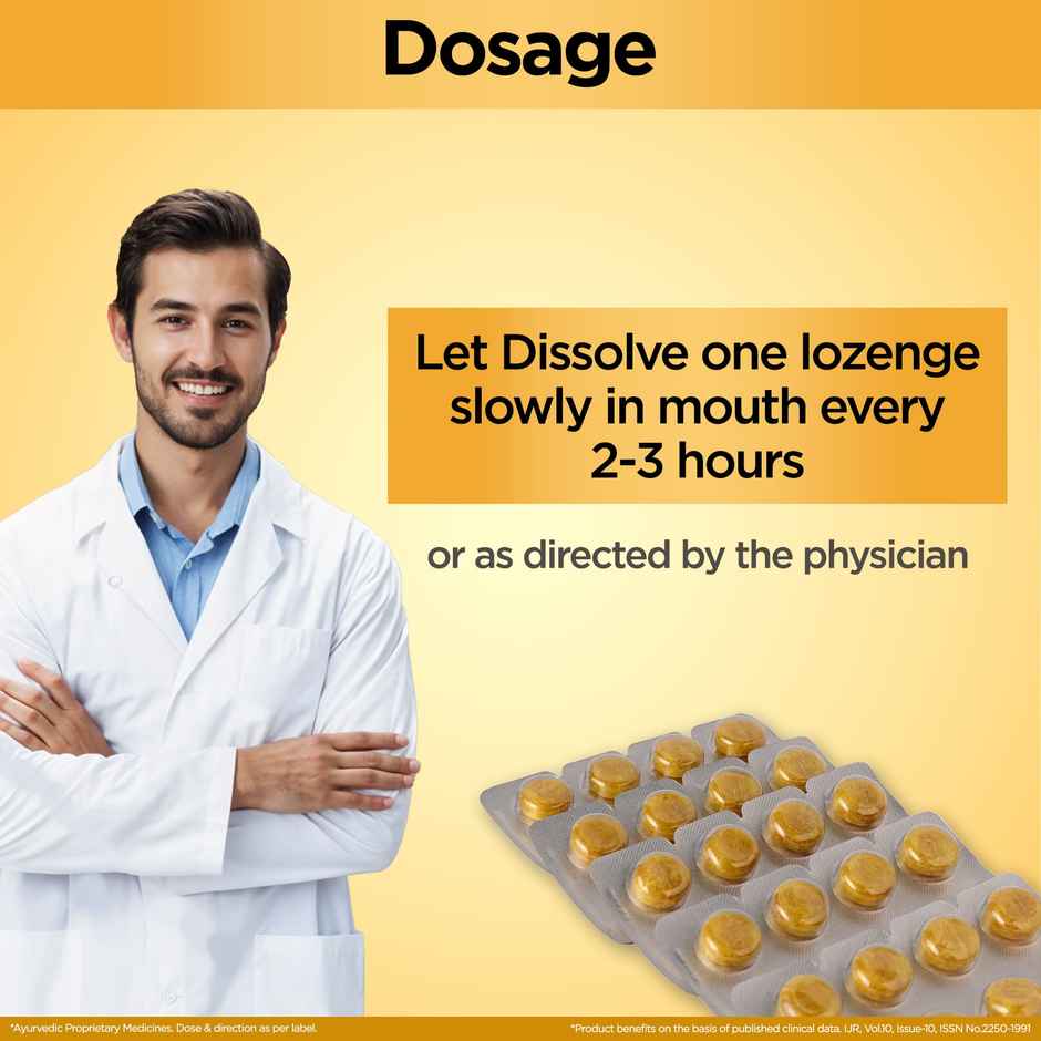 Multani Kuka Cough Tablets | Tulsi Ginger | For Sore & Irritating Cough