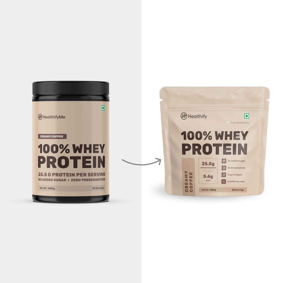 Healthifyme Whey Protein Blend Creamy Coffee