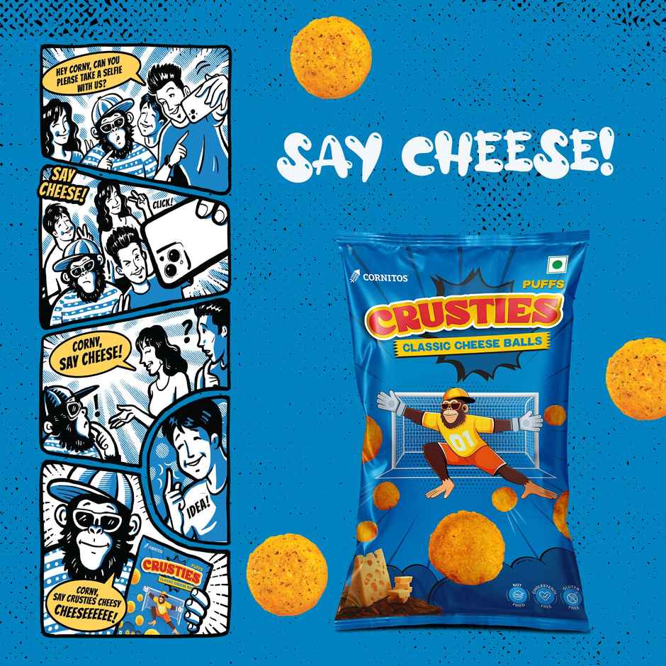 Cornitos Crusties Puffs Classic Cheese Flavour