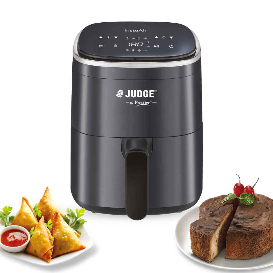 Judge by Prestige InstaAir Digital 4L Air Fryer | 80% less Oil Consumption | 1250 Watts