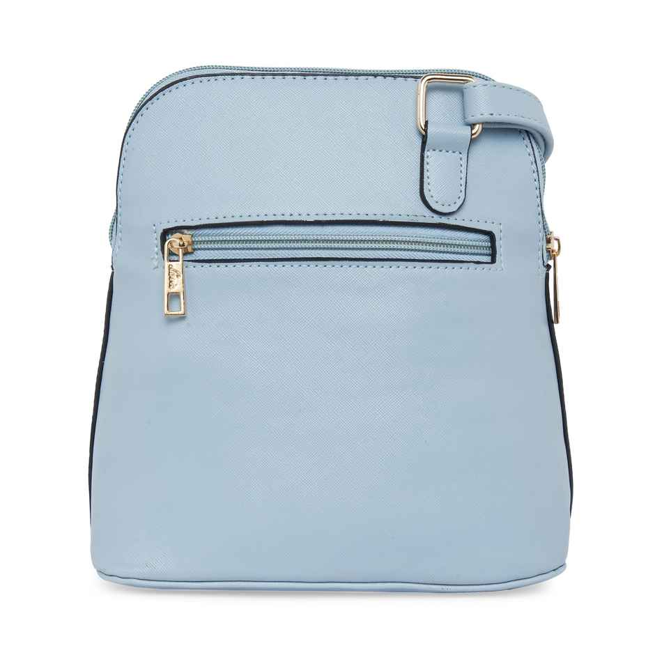 Lavie Women's Merlin Vertical Dome Cross Body Sling Bag | Ladies Purse Handbag | Blue