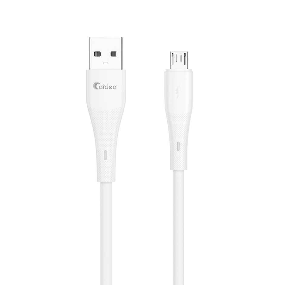 Caidea CUC25 - 20W Fast Charging USB to Micro | Sync and Charge Data Cable | White - 1 m