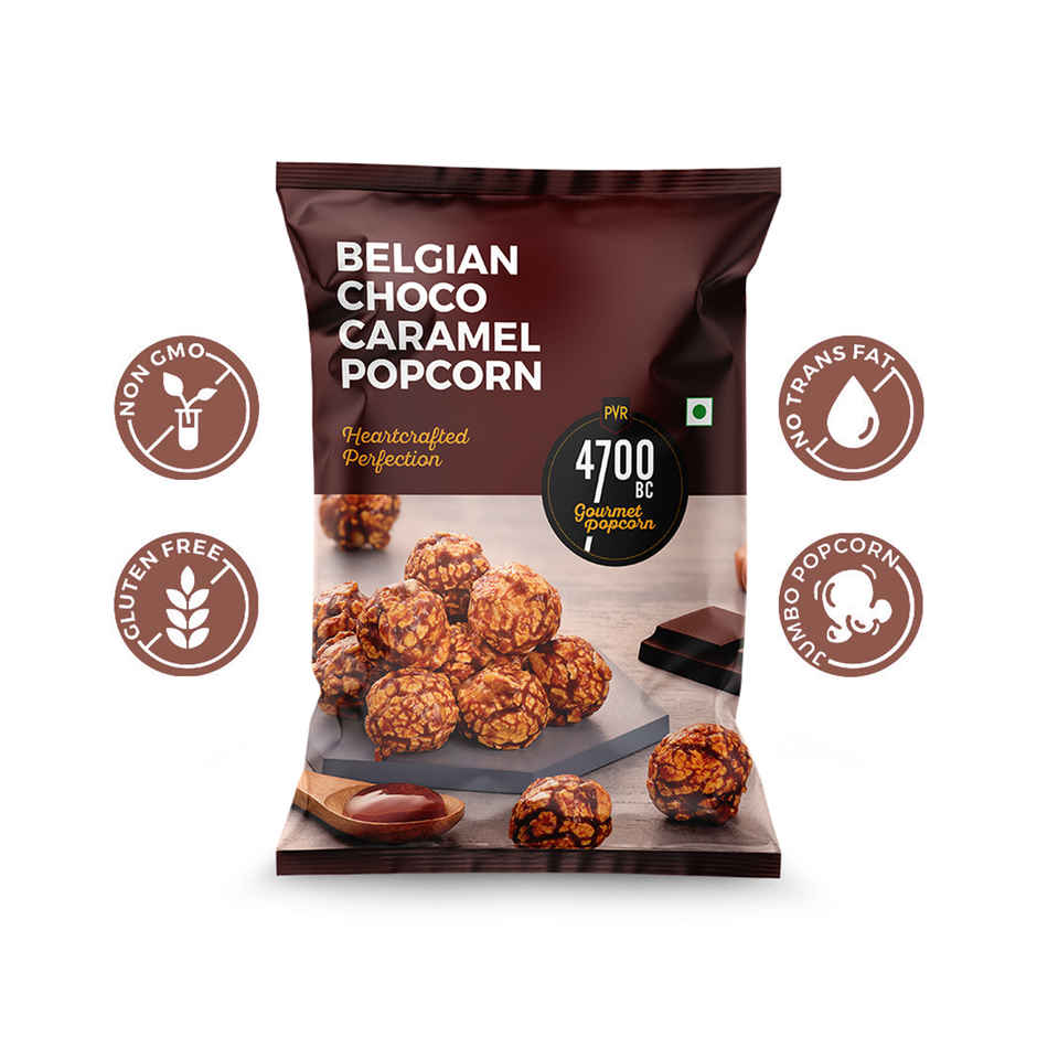 4700BC Belgian Choco Caramel Popcorn, Gourmet