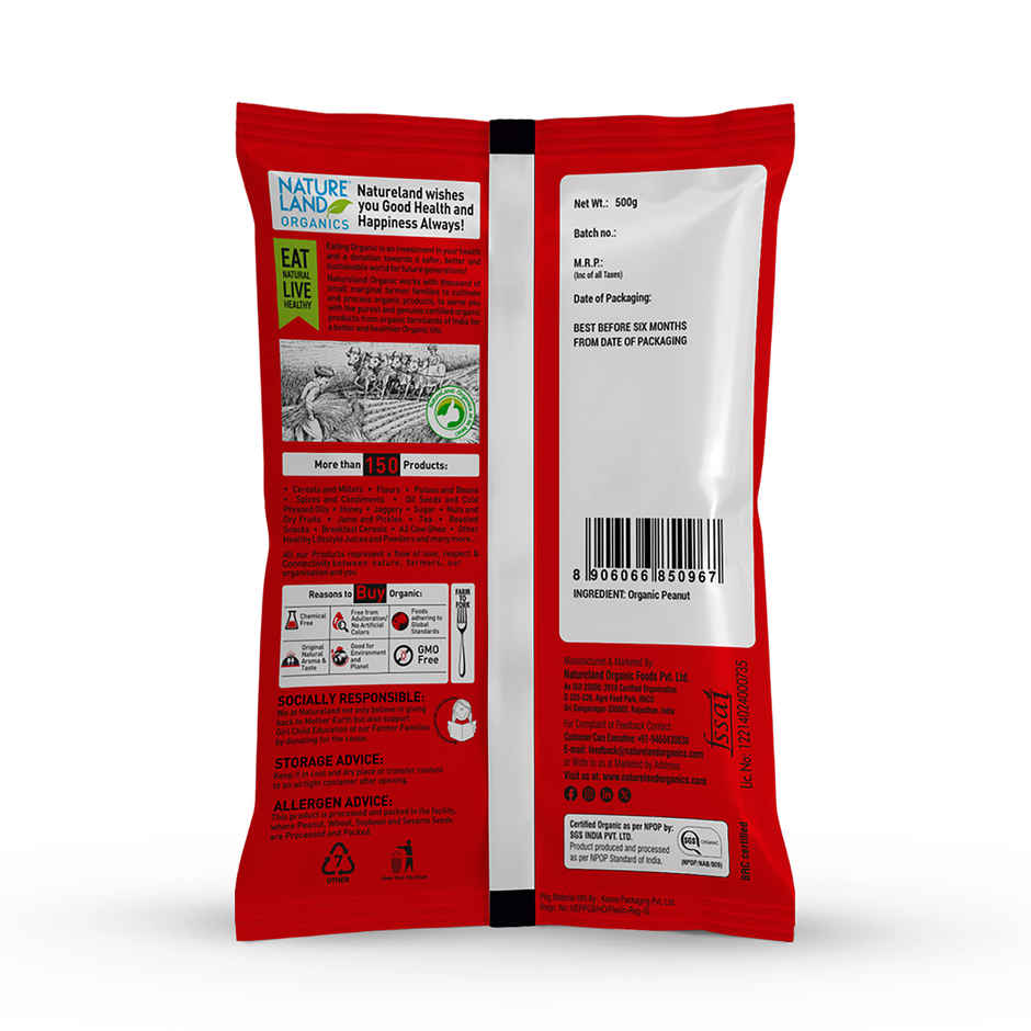 Natureland Organics Peanuts