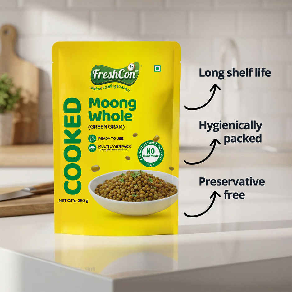 Freshcon Cooked Moong | Green Gram Combo