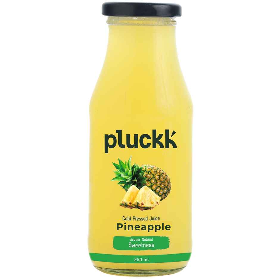 Pluckk Cold Pressed Extracted Pineapple Juice | No Preservatives | No Added Sugar