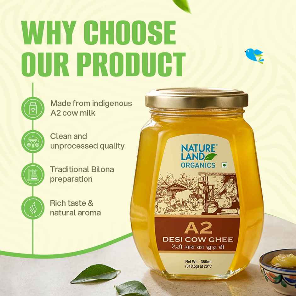 Natureland Organics A2 Cow Ghee