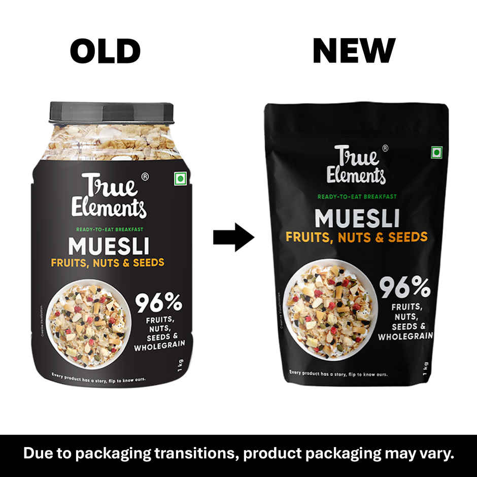 True Elements Quinoa  - Diet Food(1kg) & True Elements Muesli Fruit And Nuts(1kg) Combo