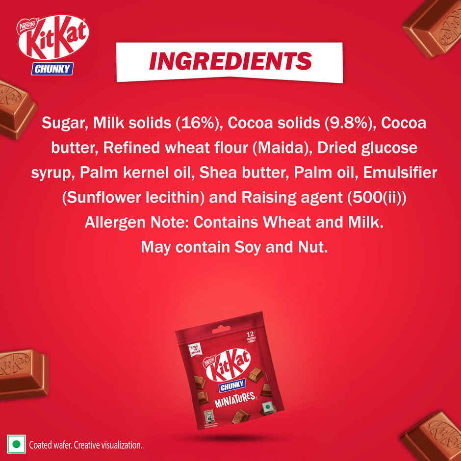 Nestle Kitkat Chunky | Miniatures Share Bag