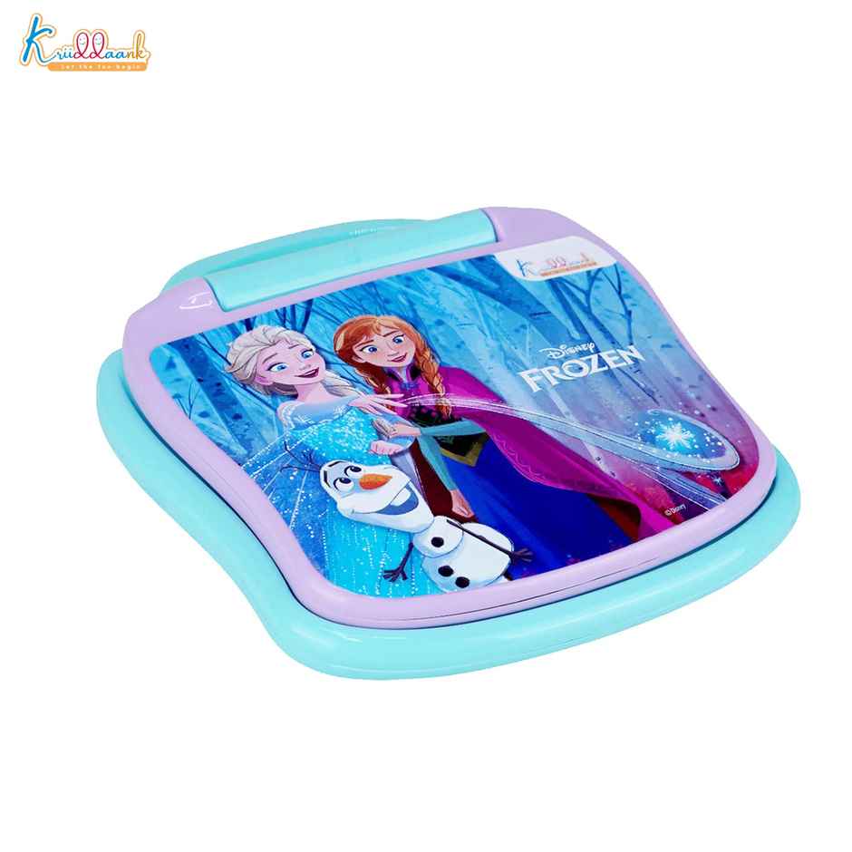 Kriiddaank Frozen Educational Laptop Pink Kids Alphabet Mathematics Music Learning Development Toy