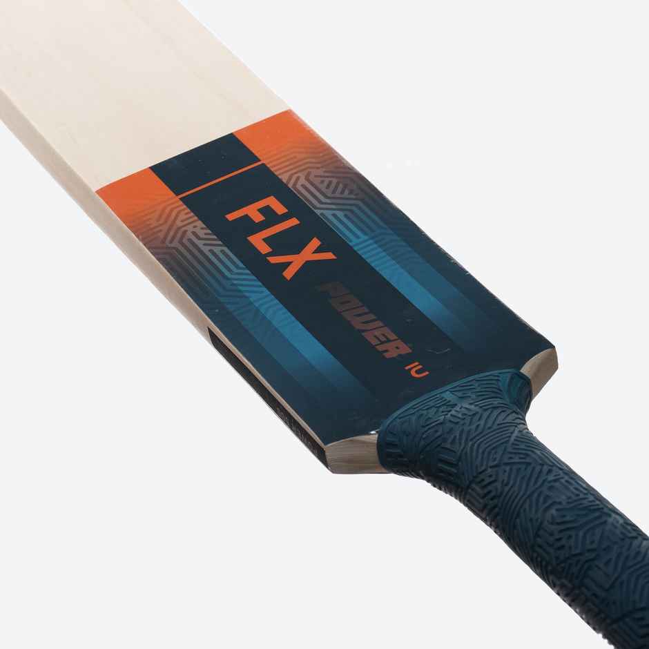 Decathlon | FLX Adult Cricket Bat Soft & Medium Tennis Ball | Blue - Short Handle