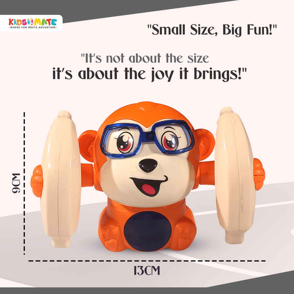 Kidsmate Dancing Monkey Toy for Kids | Orange