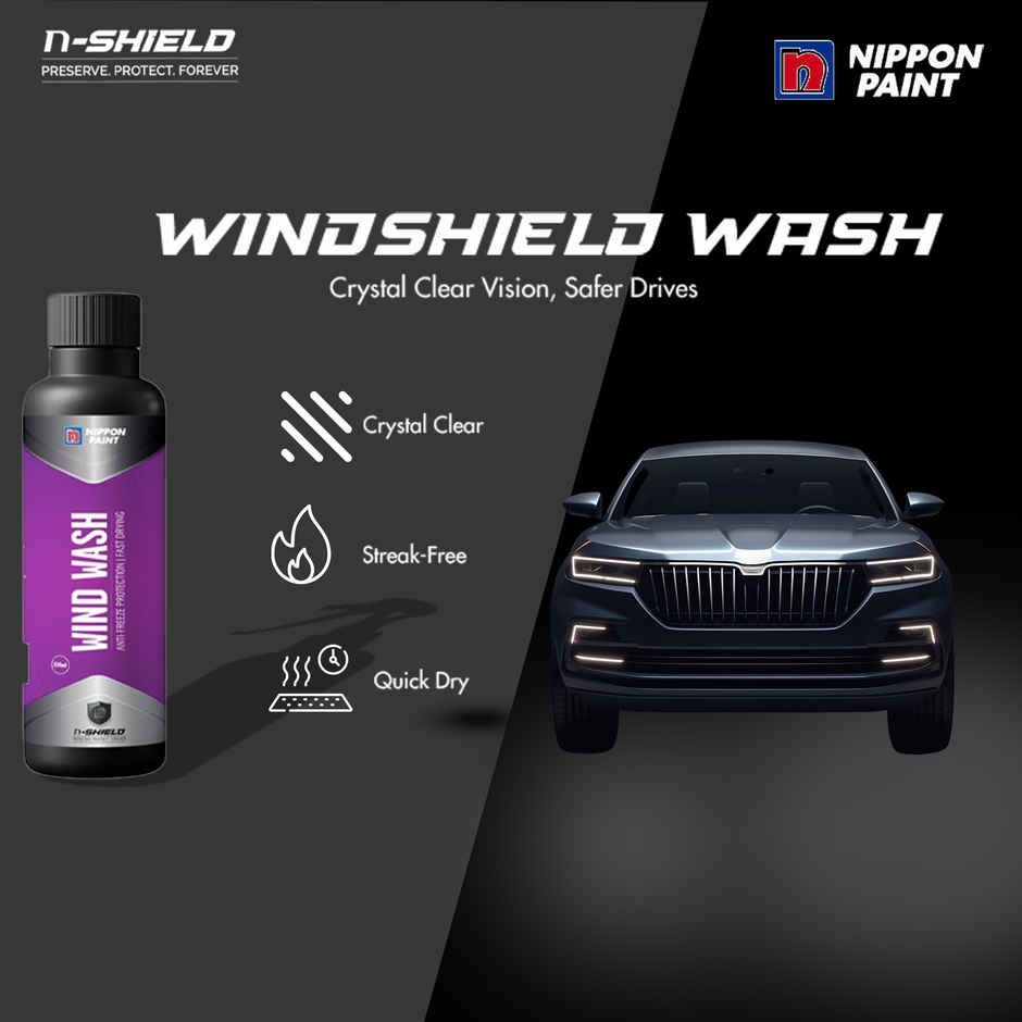 Nippon Paint n Shield Windshield Wash Dilutable Concentrate for Powerful Cleaning