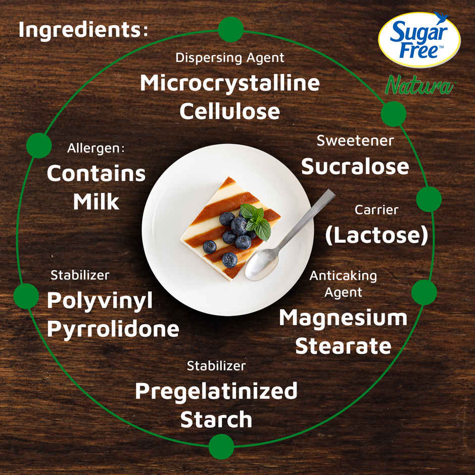 Sugarfree Natura Low Calorie Sweetener - 200 Pellets