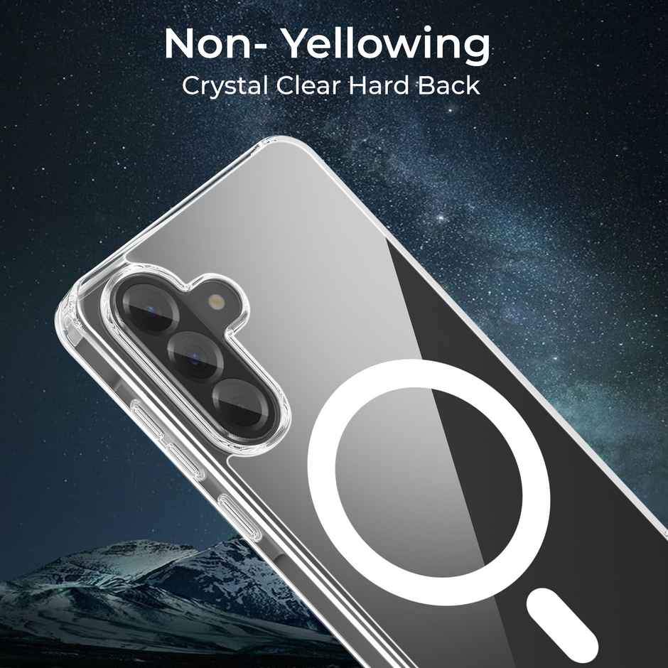 Artistque Case for Samsung Galaxy A56 Back Cover | Transparent Clear Magsafe Cover