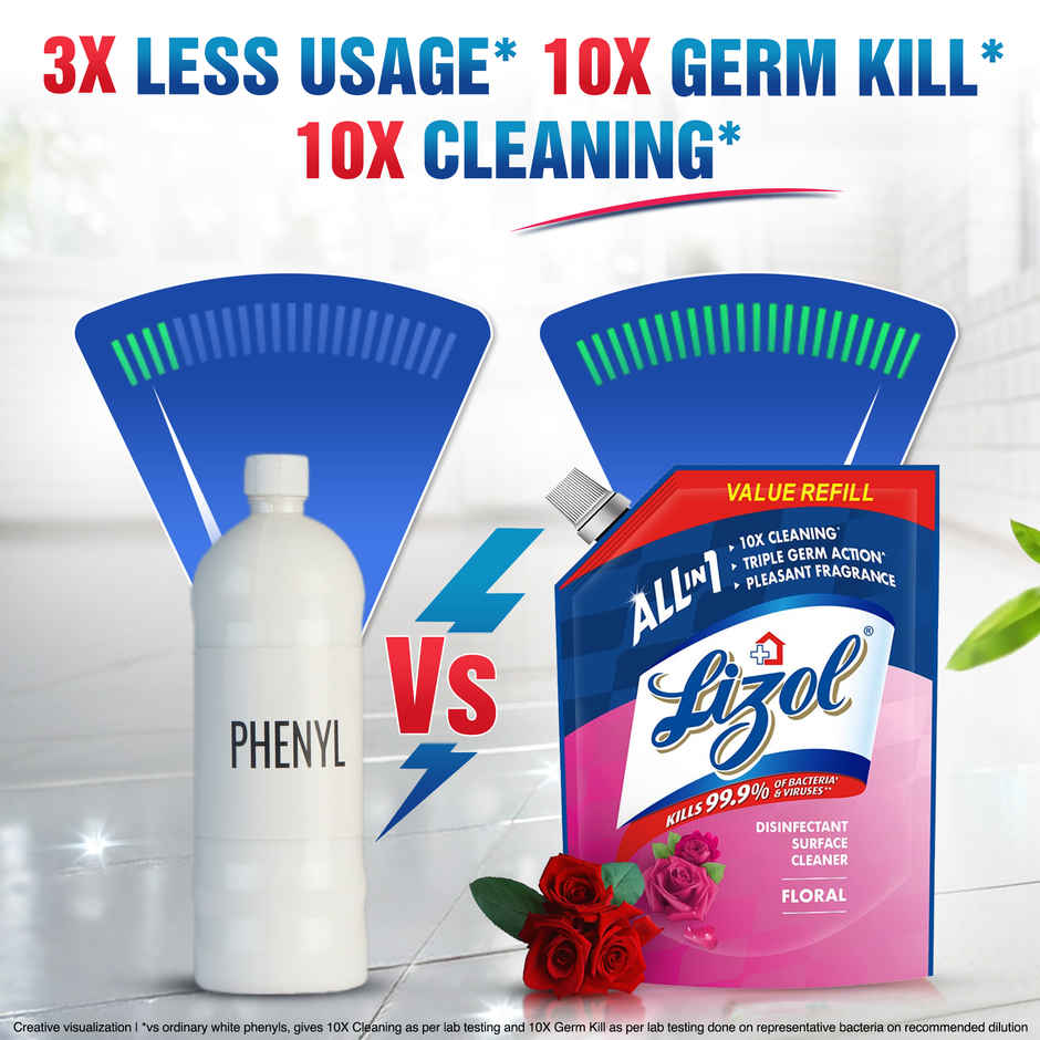 Lizol Floral Floor Cleaner Liquid