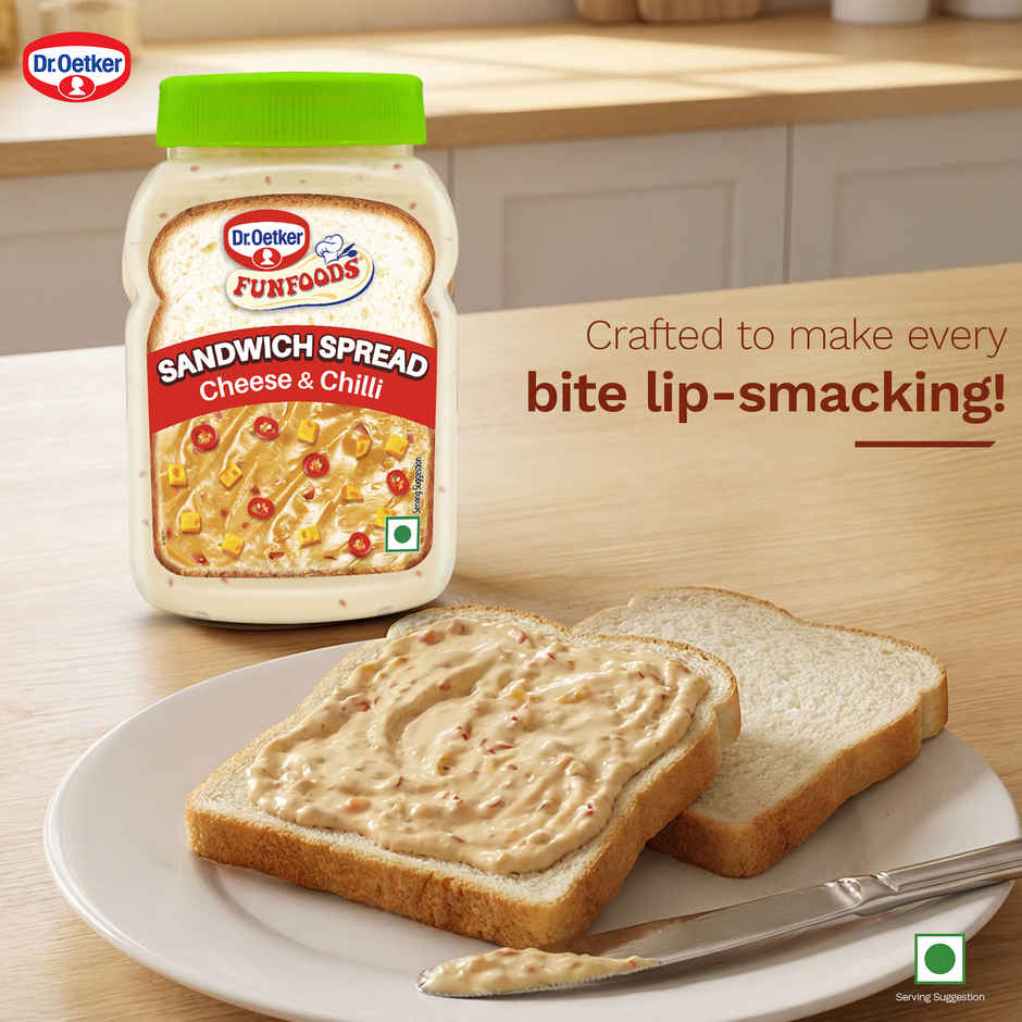 Dr. Oetker Fun Foods Veg Cheese & Chilli Sandwich Spread