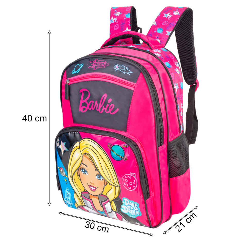 Striders Barbie School Bag for Girls 16 Inch Comfortable & Spacious Kids Backpack