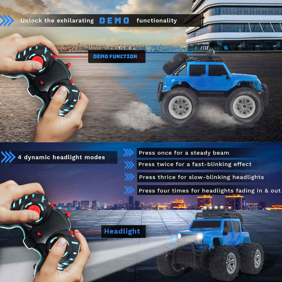 Frendo Off Roader Monster Rc Car | Jeep Blue
