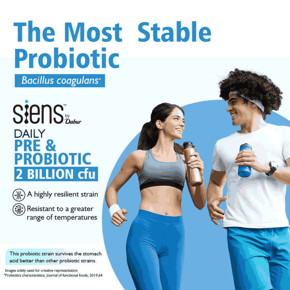 Siens By Dabur Daily Pre & Probiotics For Gut Health