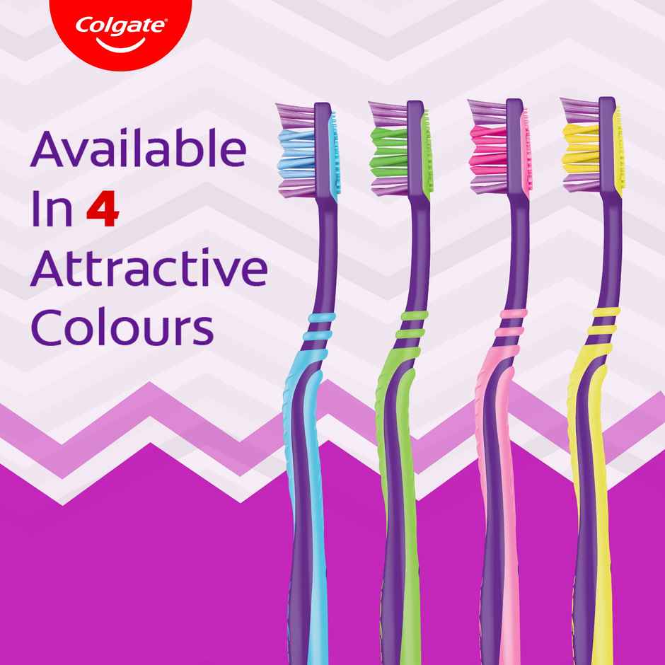 Colgate ZigZag Medium Bristle Toothbrush