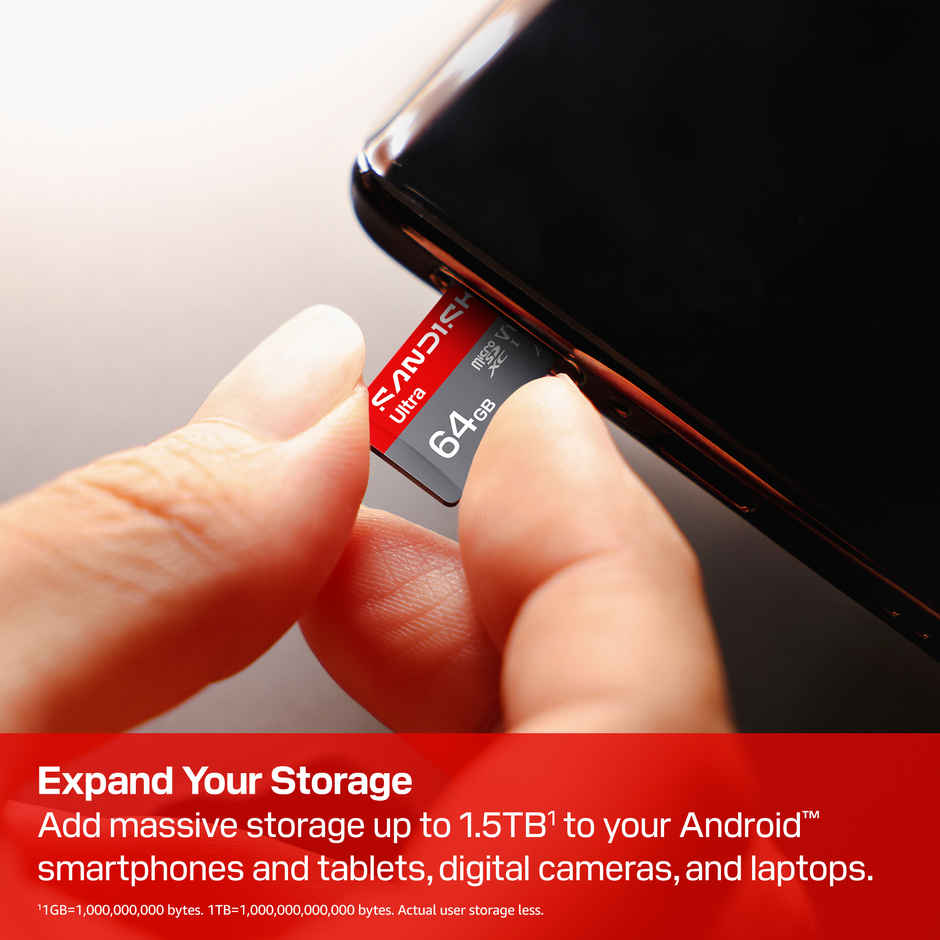 SanDisk Ultra Go microSD Card | 64 GB | 140 MB/s | Full HD | For Android Phones & Tablets | 10 Year Warranty