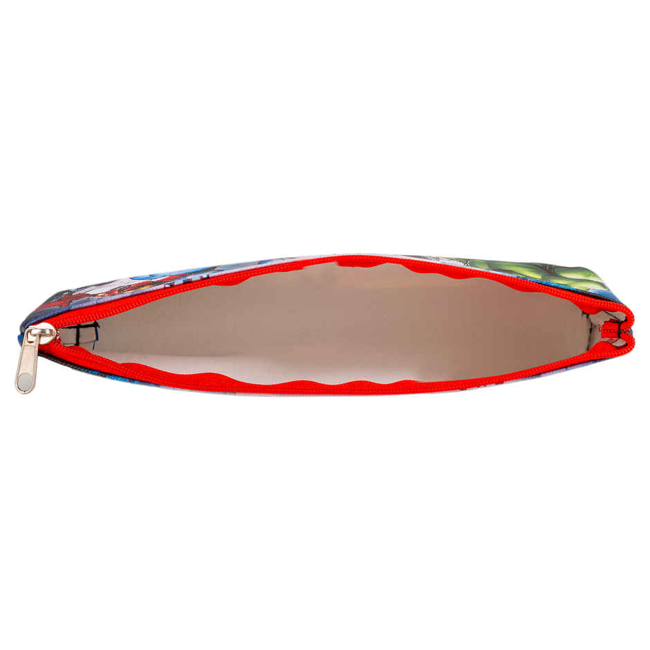 Striders Avengers School Pencil Case - Triangle Design Kids Stationery Pouch, Marvel Heroes