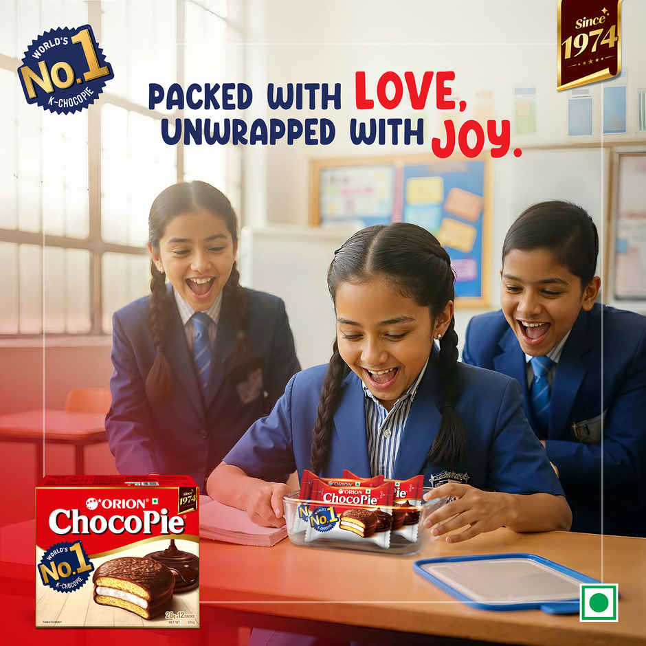 Orion Choco Pie | Chocolate Coated Soft Biscuit