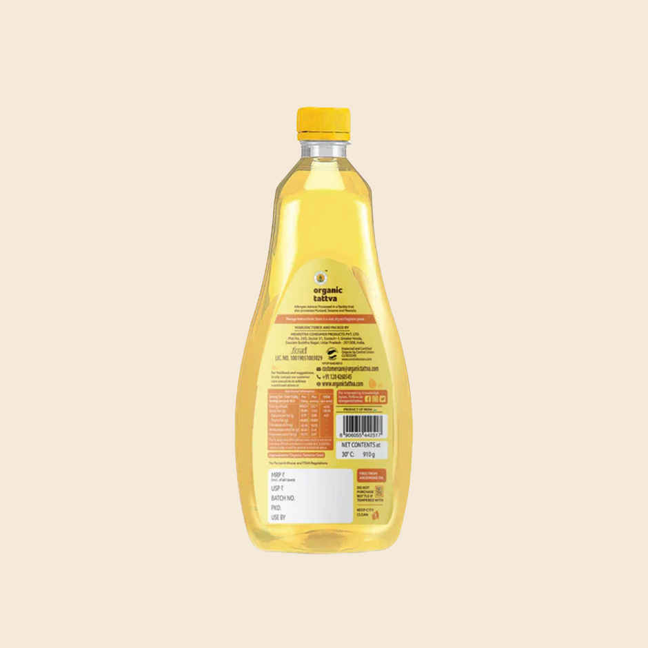 Organic Tattva Sesame (Til-Gingelly) Cold Pressed Oil